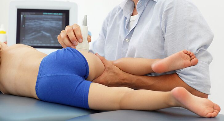 Ultraschall kann hëllefen e puer Krankheeten mat Péng am Hip Gelenk z'identifizéieren. 