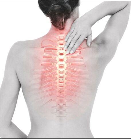Osteochondrosis vun der thoracescher Regioun