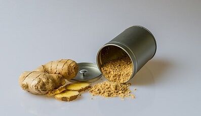 Ginger Salbe fir d'Behandlung vu Gebärmutteral Osteochonds