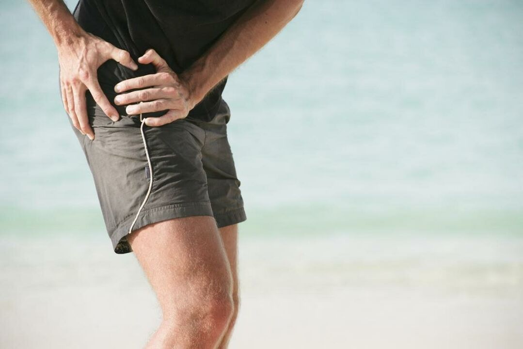 Péng am Hip Gelenk wéinst Arthrosis