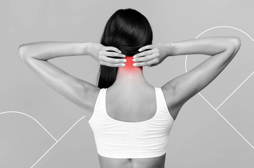 Symptomer vun der Spinal Osteochondrose